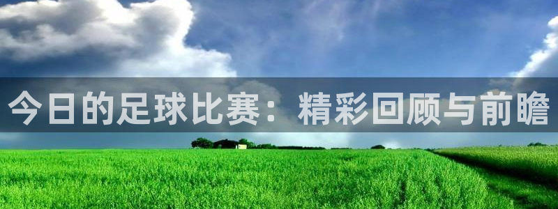 今日的足球比赛：精彩回顾与前瞻